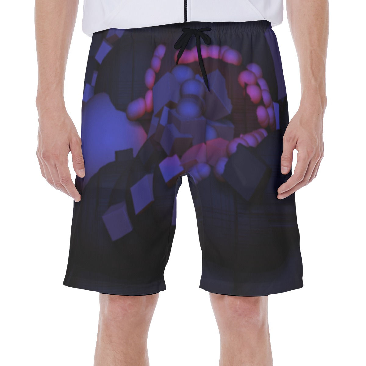 All-Over Print Men"s Beach Pants With Lining