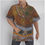 Thumbnail: All-Over Print Men's Hawaiian Shirt With Button Closure