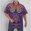 Thumbnail: All-Over Print Men's Hawaiian Shirt With Button Closure