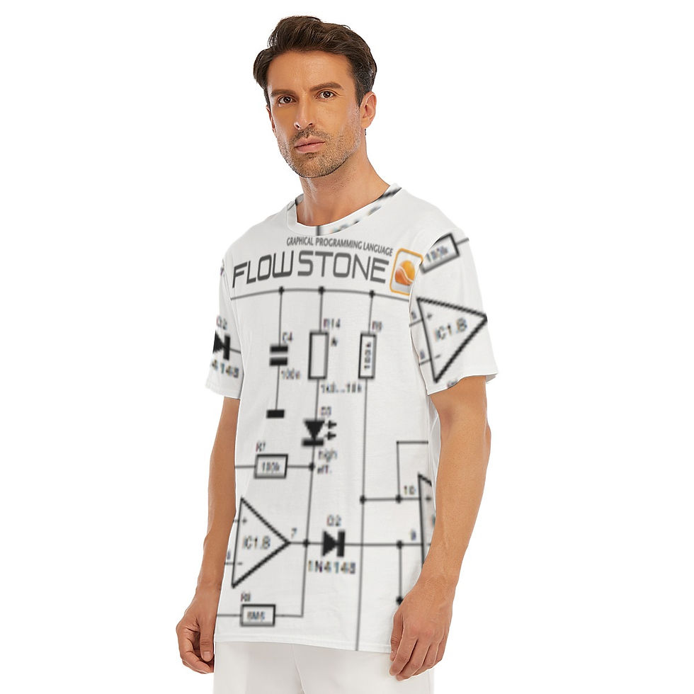 Thumbnail: All-Over Print Men's O-Neck T-Shirt | 190GSM Cotton