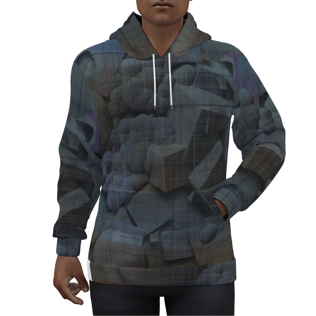 All-Over Print Men's Pullover Hoodie