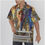 Thumbnail: All-Over Print Men's Hawaiian Shirt With Button Closure