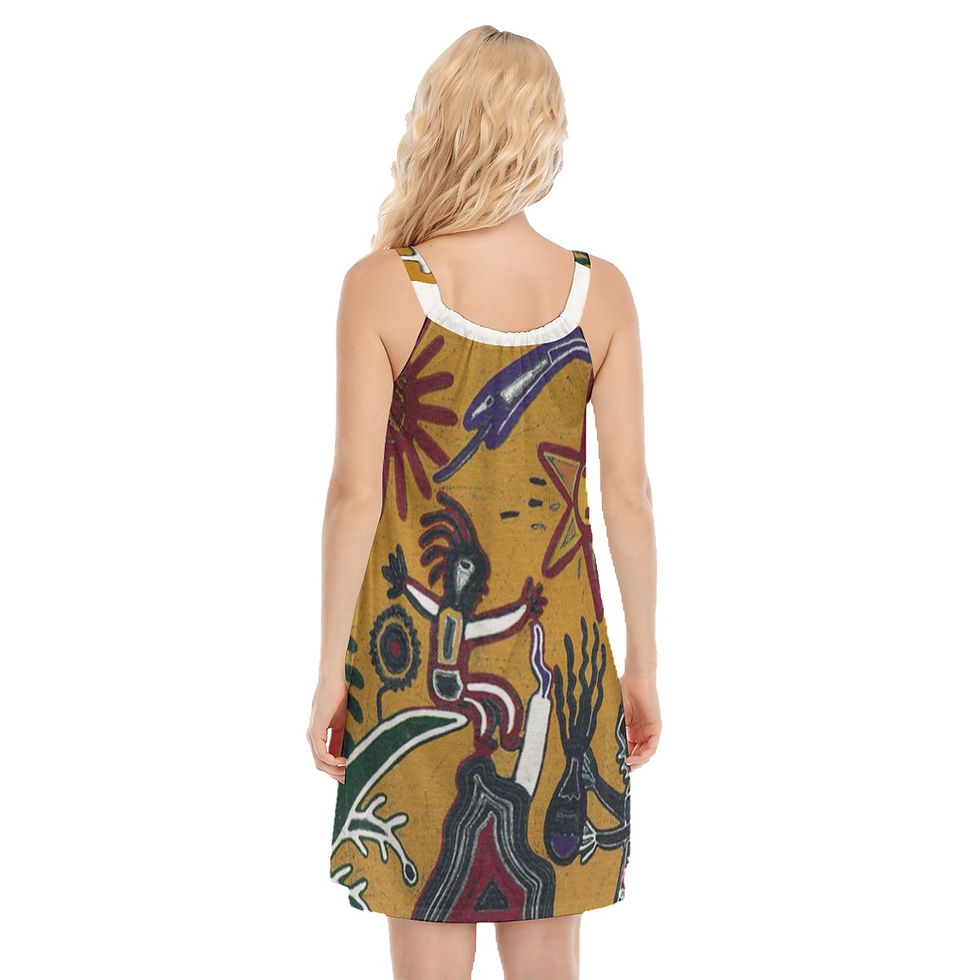 Thumbnail: All-Over Print Women's Sleeveless Cami Dress