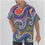 Thumbnail: All-Over Print Men's Hawaiian Shirt With Button Closure
