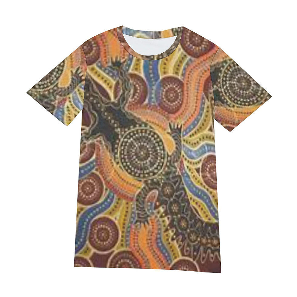 Thumbnail: All-Over Print Men's O-Neck T-Shirt | 190GSM Cotton