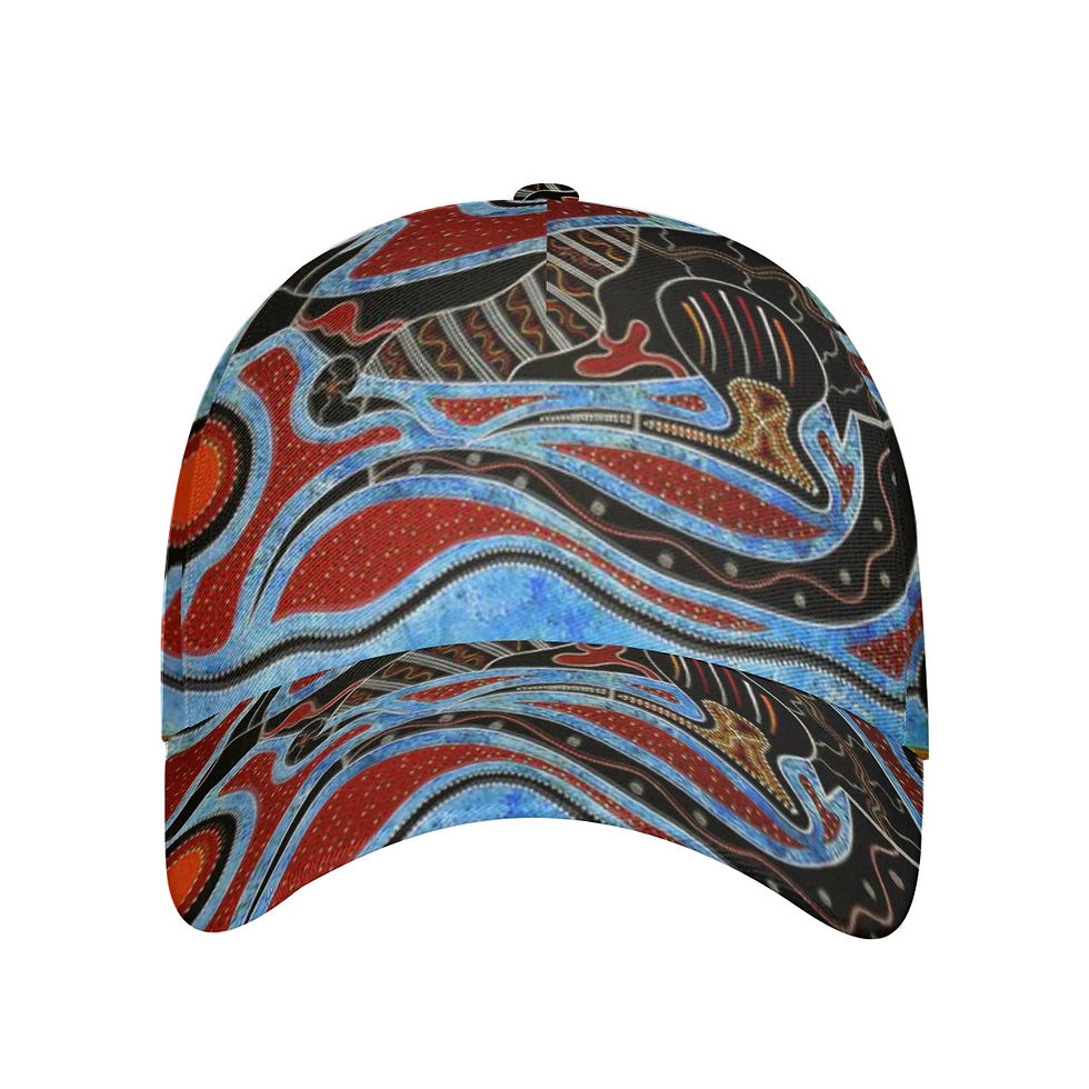All-Over Print Peaked Cap