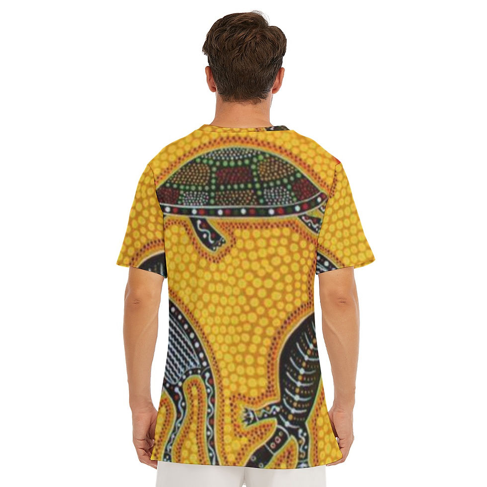 Thumbnail: All-Over Print Men's O-Neck T-Shirt | 190GSM Cotton