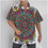 Thumbnail: All-Over Print Men's Hawaiian Shirt With Button Closure