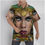 Thumbnail: All-Over Print Men's Hawaiian Shirt With Button Closure