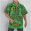 Thumbnail: All-Over Print Men's Hawaiian Shirt With Button Closure
