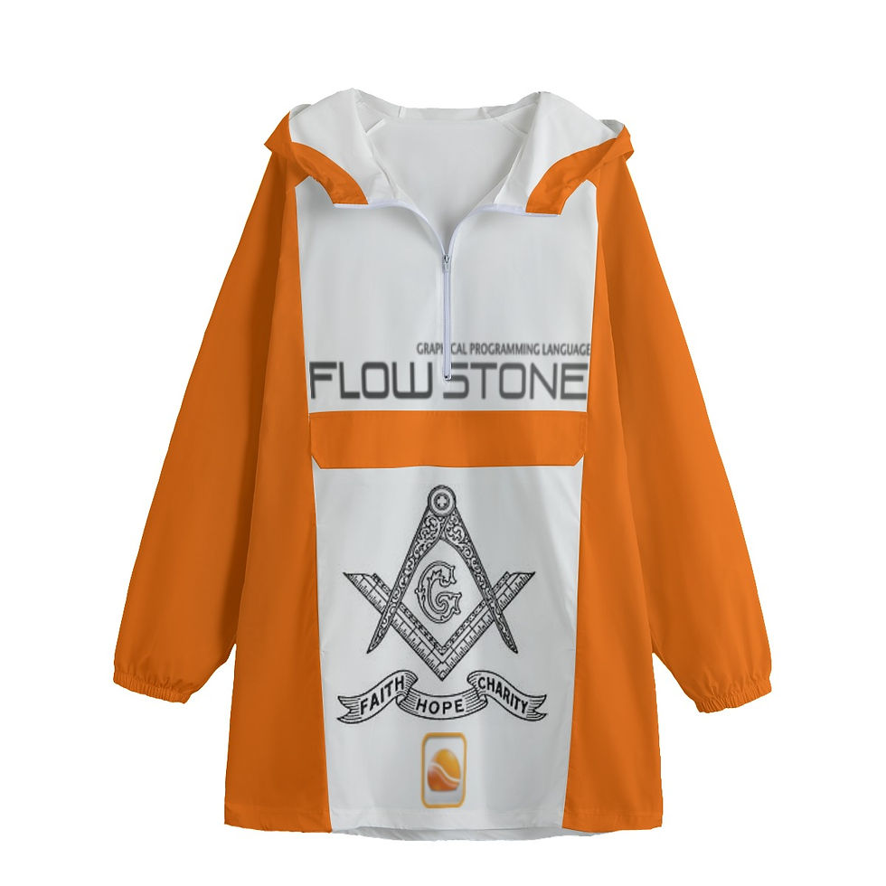 All-Over Print Unisex Windbreaker Long Jacket