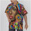 Thumbnail: All-Over Print Men's Hawaiian Shirt With Button Closure