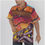 Thumbnail: All-Over Print Men's Hawaiian Shirt With Button Closure
