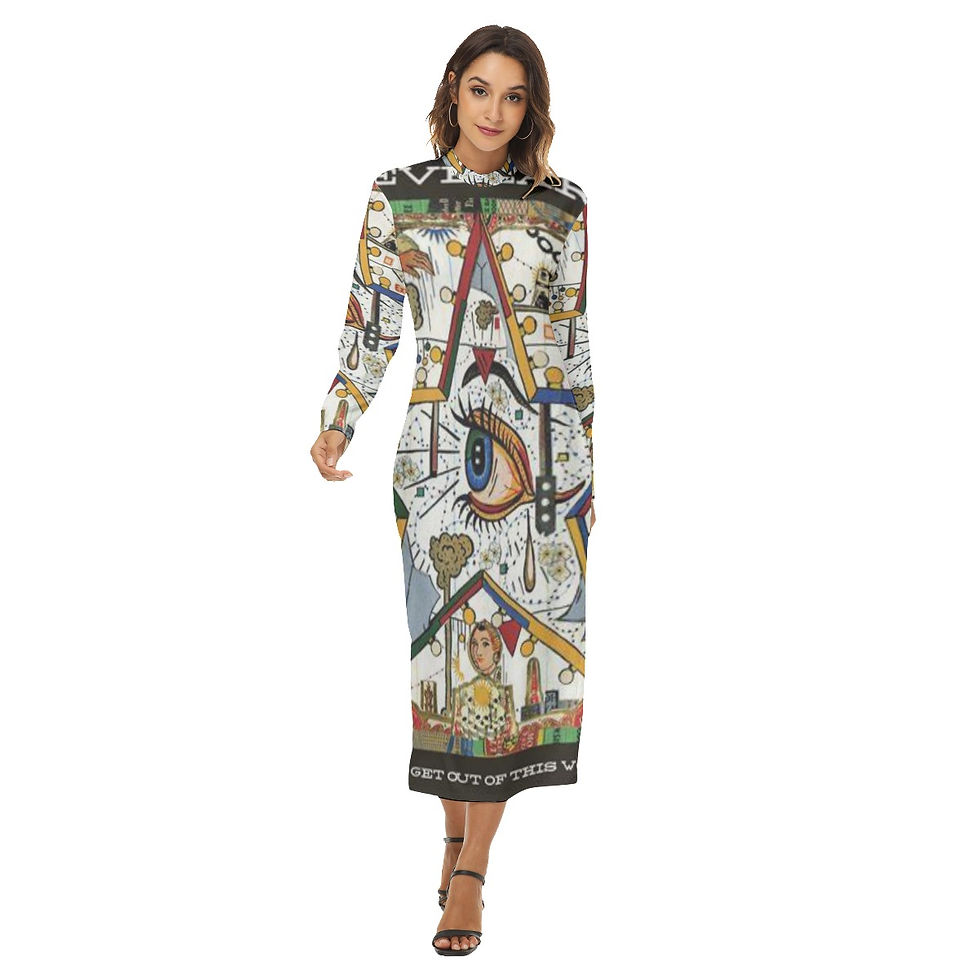 All-Over Print Women's Hip Dress