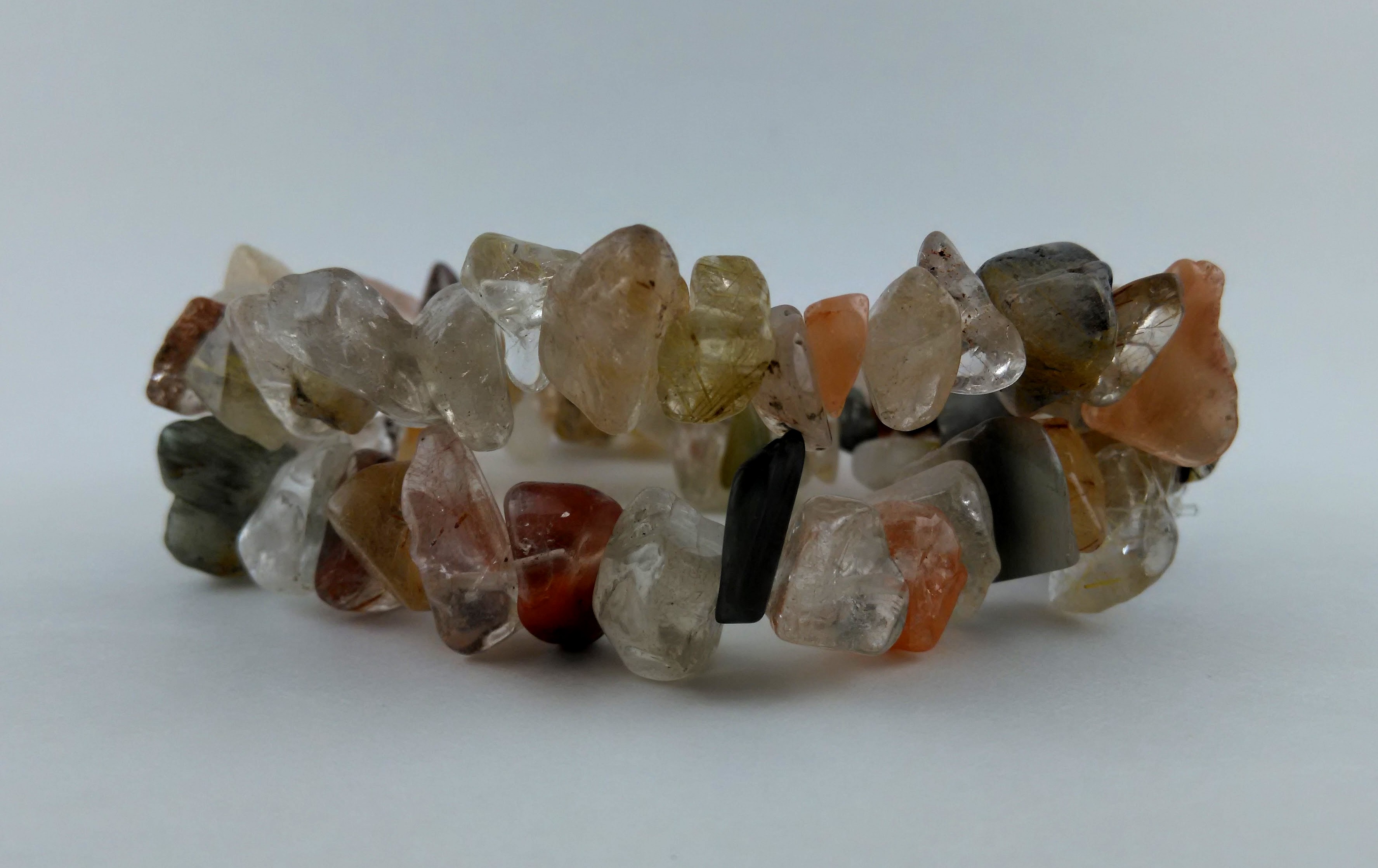 "Infinity Gemstones" Wrap Bracelet