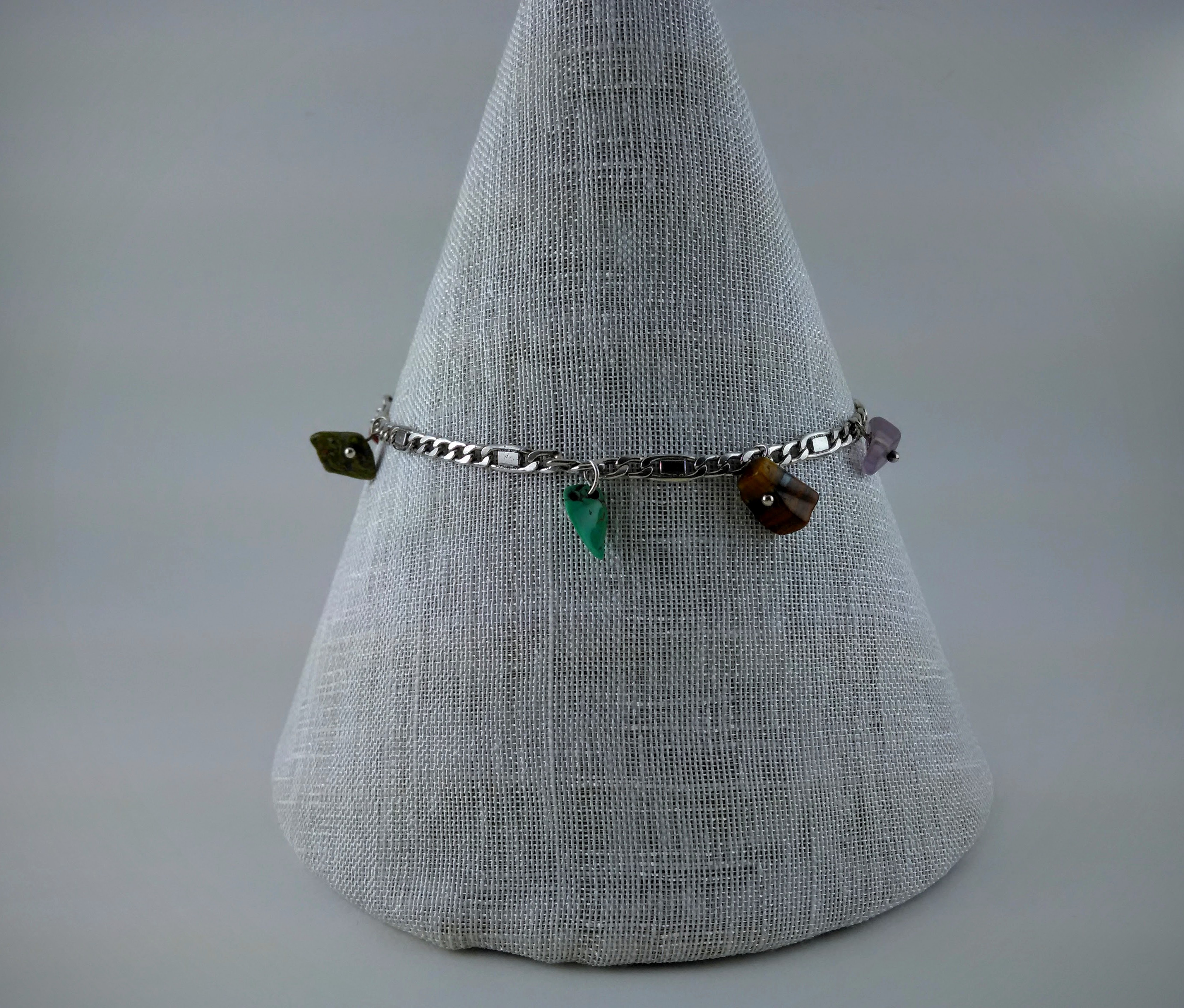 "Balancing Chakra" SS Bracelet Chain