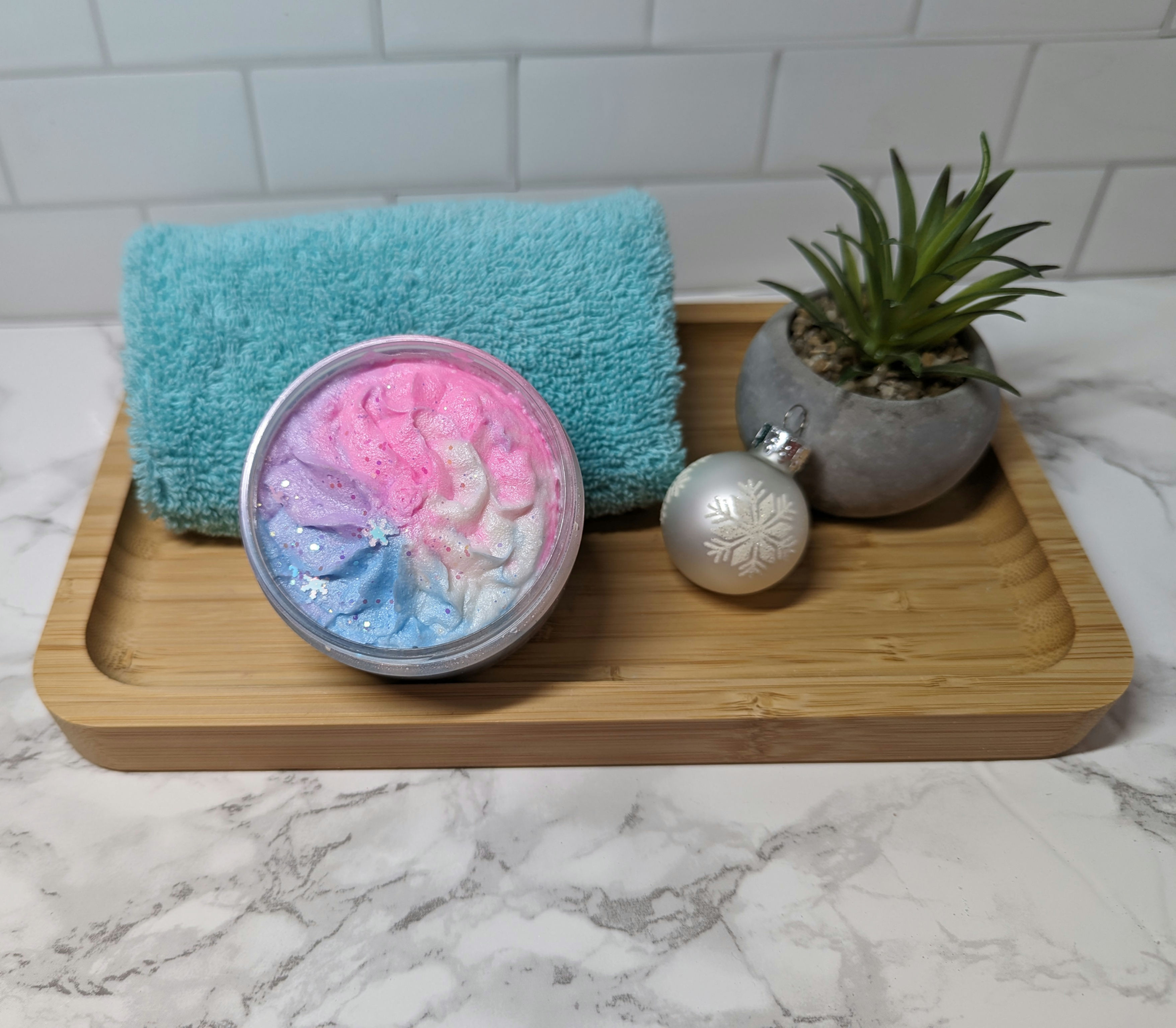 Savon fouetté fée des neiges