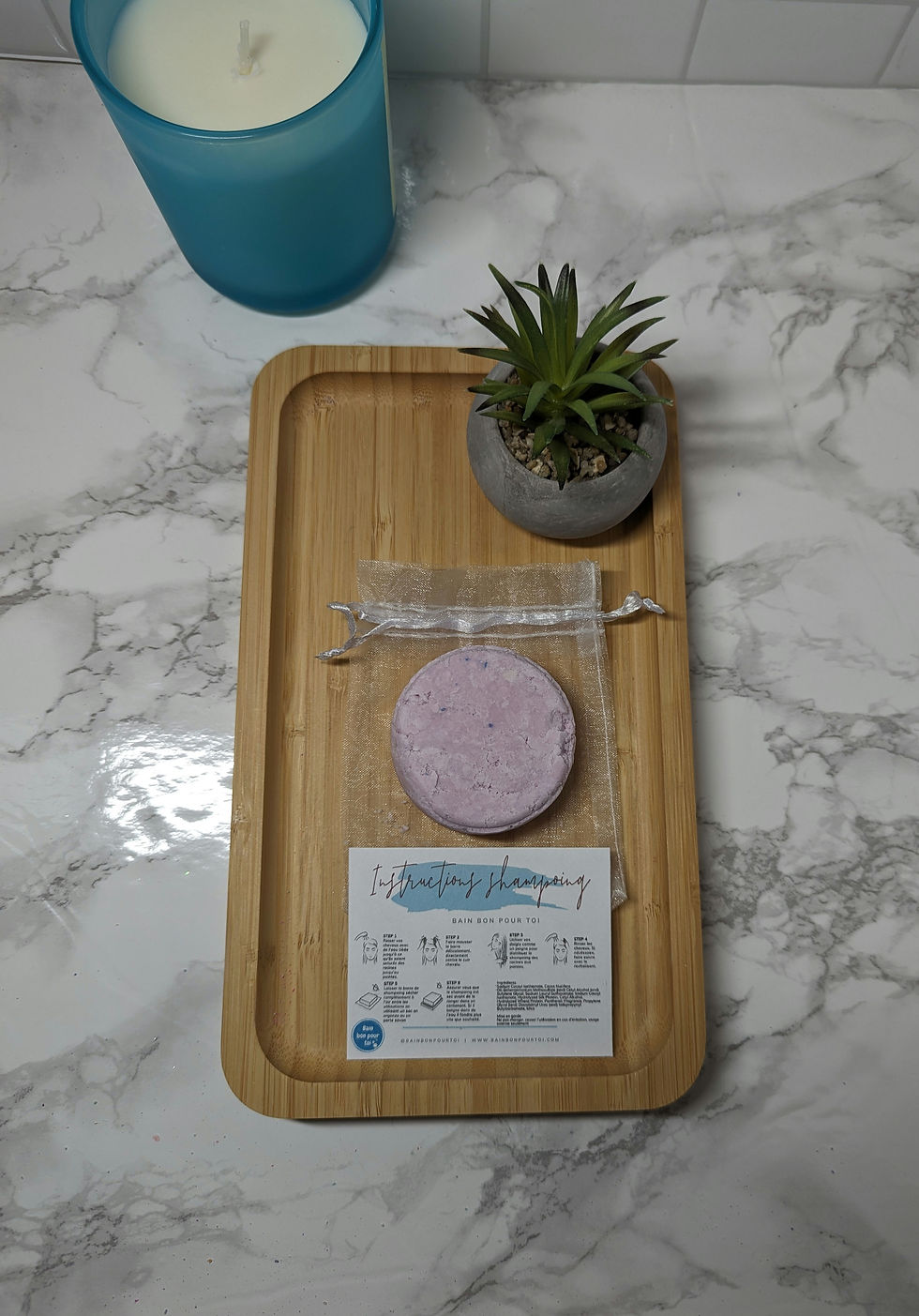 Miniature : shampoing solide cheveux secs