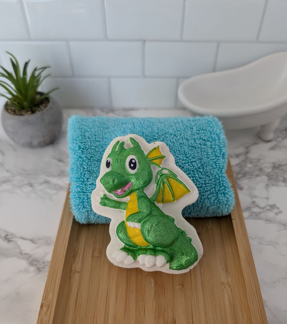 Miniature : Bombe de bain dragon vert 
