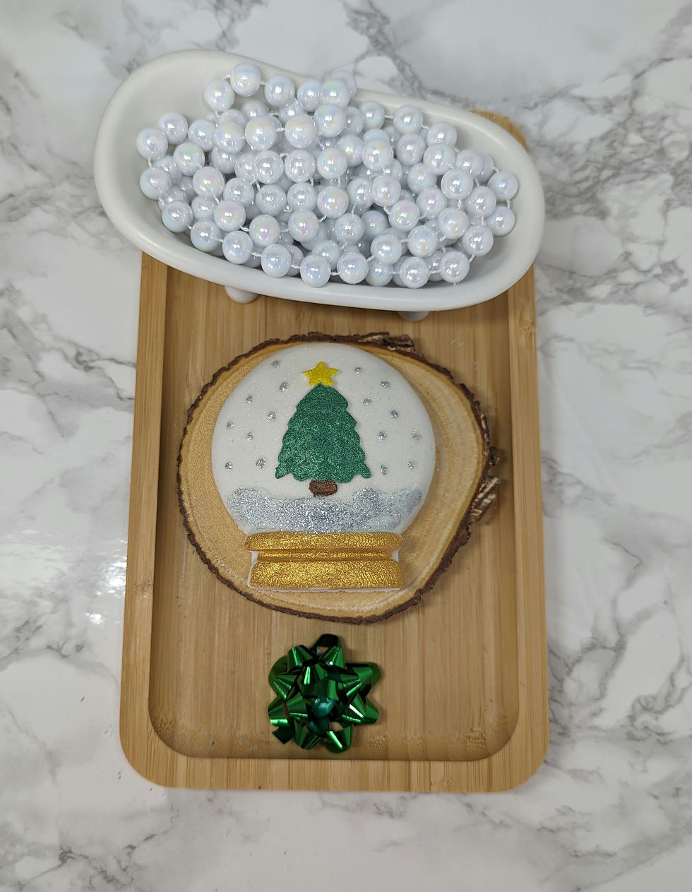 Bombe de bain globe de neige