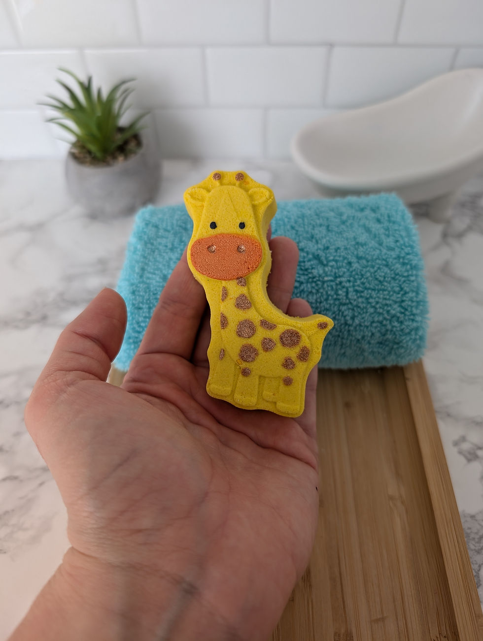 Miniature : Petite bombe de bain giraffe