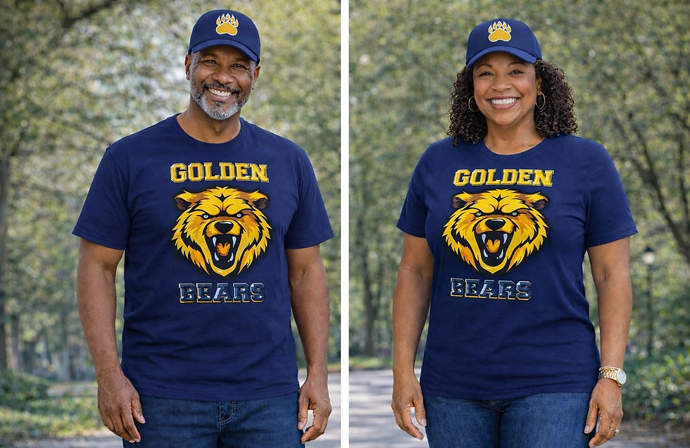 Thumbnail: Single Bundle - East High Classic Collection - T-shirt & Hat(1): Blue