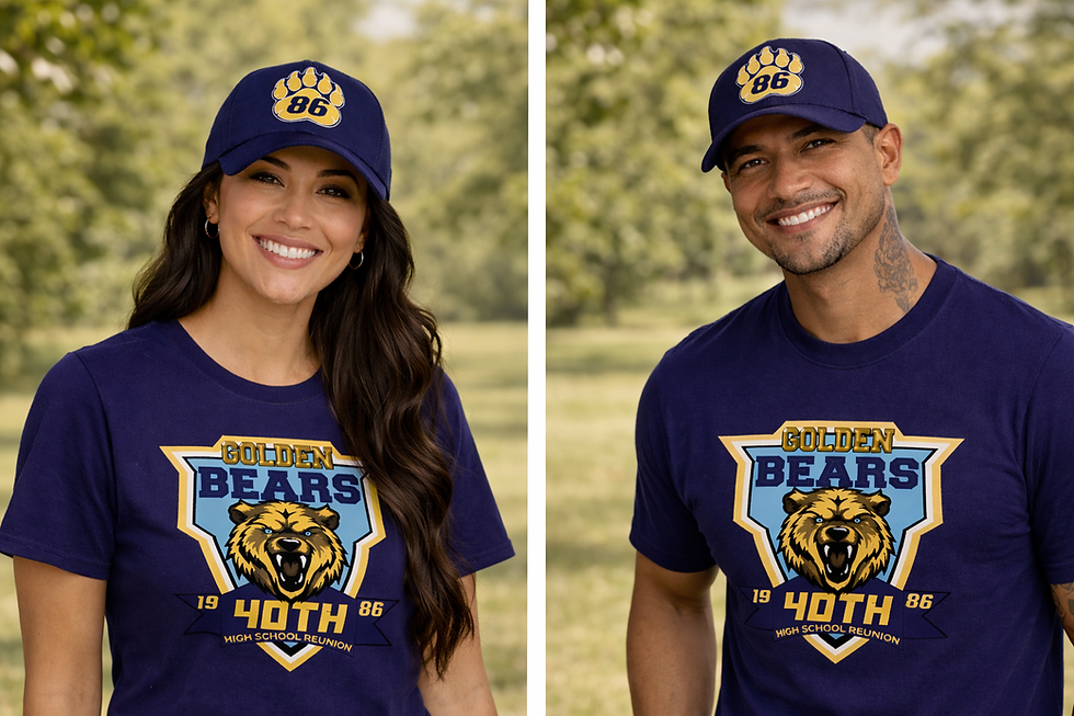 Thumbnail: Single Bundle-East High Reunion Collection-T-shirt & Hat (1): Blue