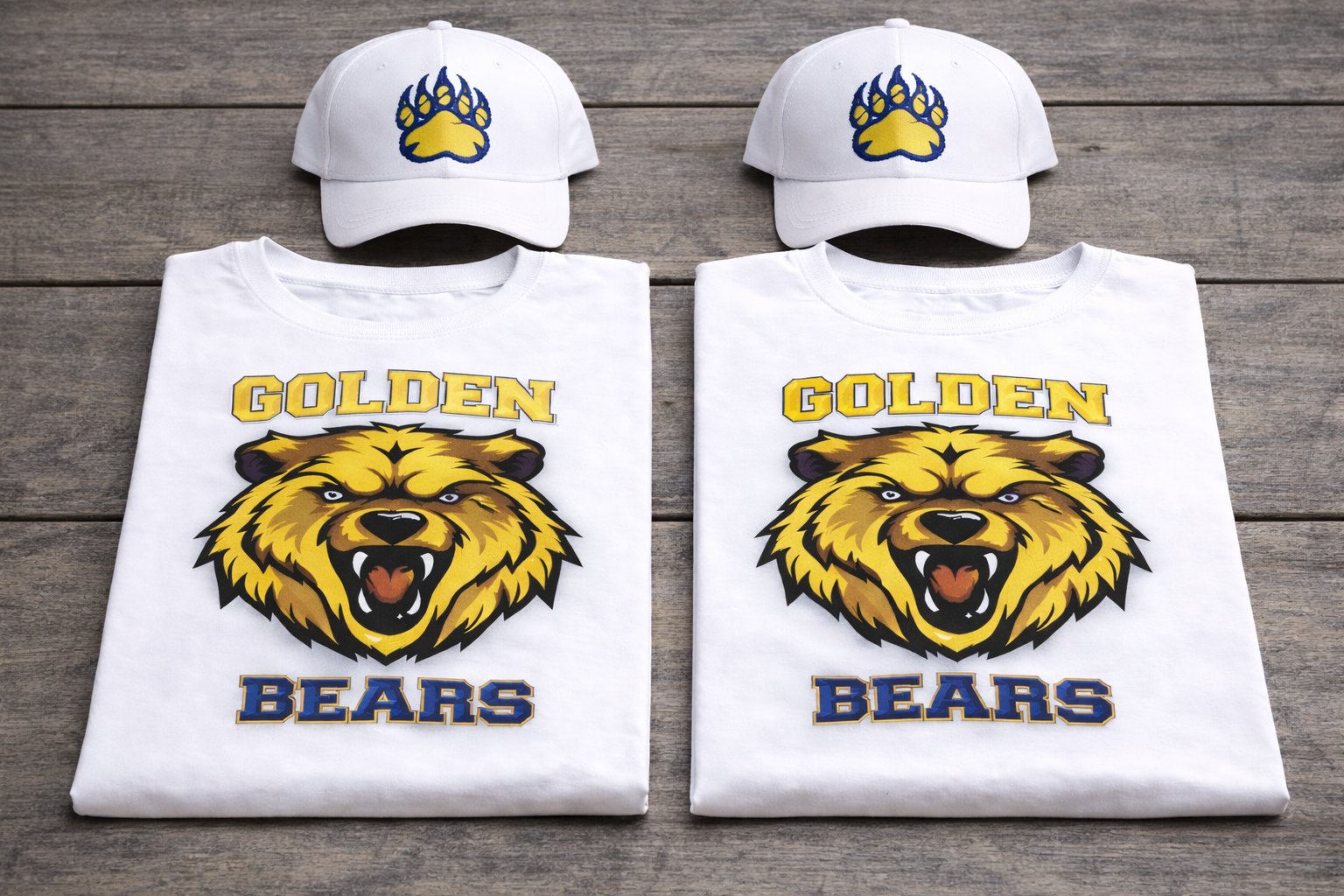 Couples Bundle - East High Classic Collection - T-shirt & Hat (2): White