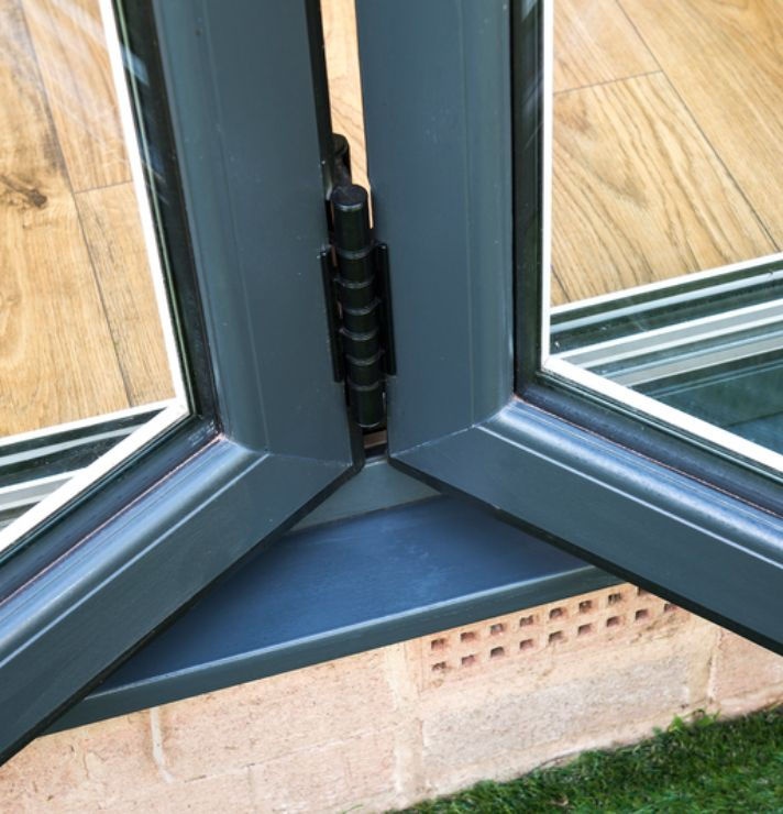 Grey Bi-fold Doors in Dundee
