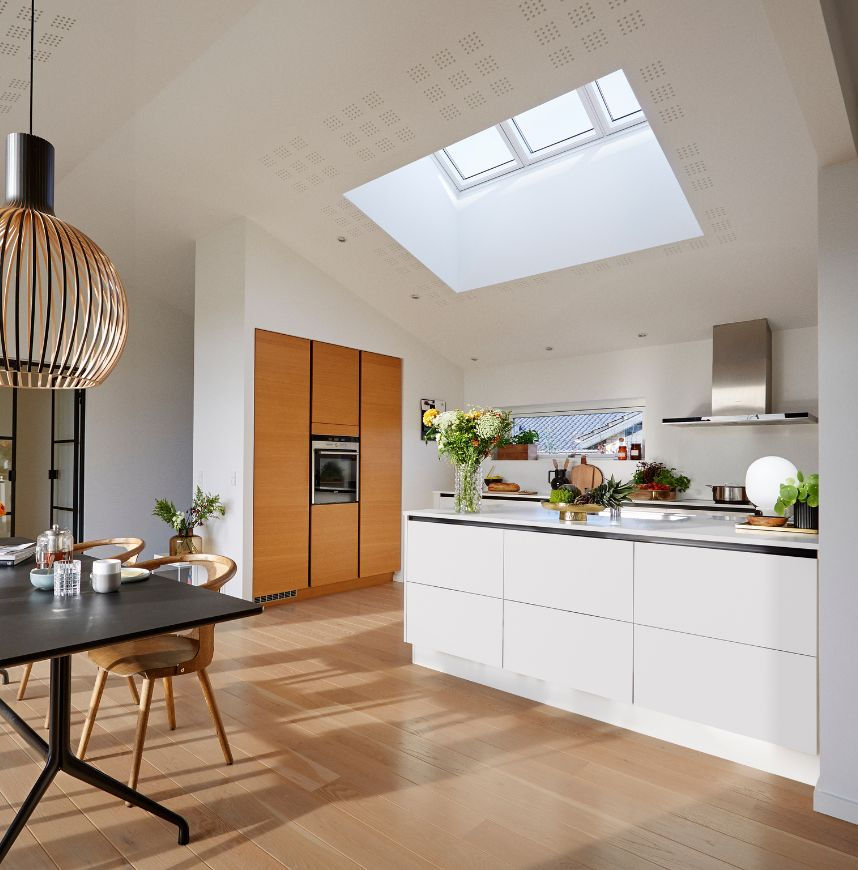 Velux Window Installation in a Kitchen Extension