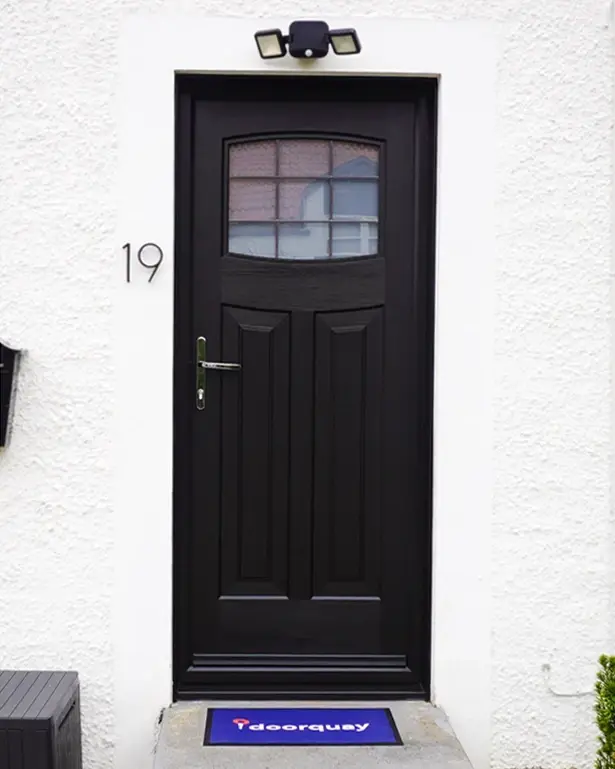 Rockdoor Composite Door in Black installed by Rockdoor Trusted Installer
