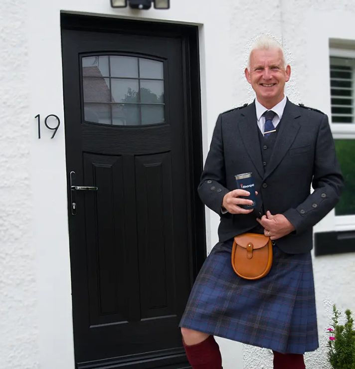 Front door replacement in Freuchie, Fife