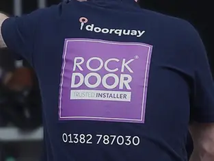 Good News! We're a Rockdoor Trusted Installer for Dundee, Angus, Fife and Perthshire.