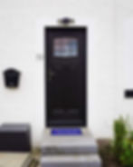 Rockdoor Newark Composite Door in Black, Installed Fife