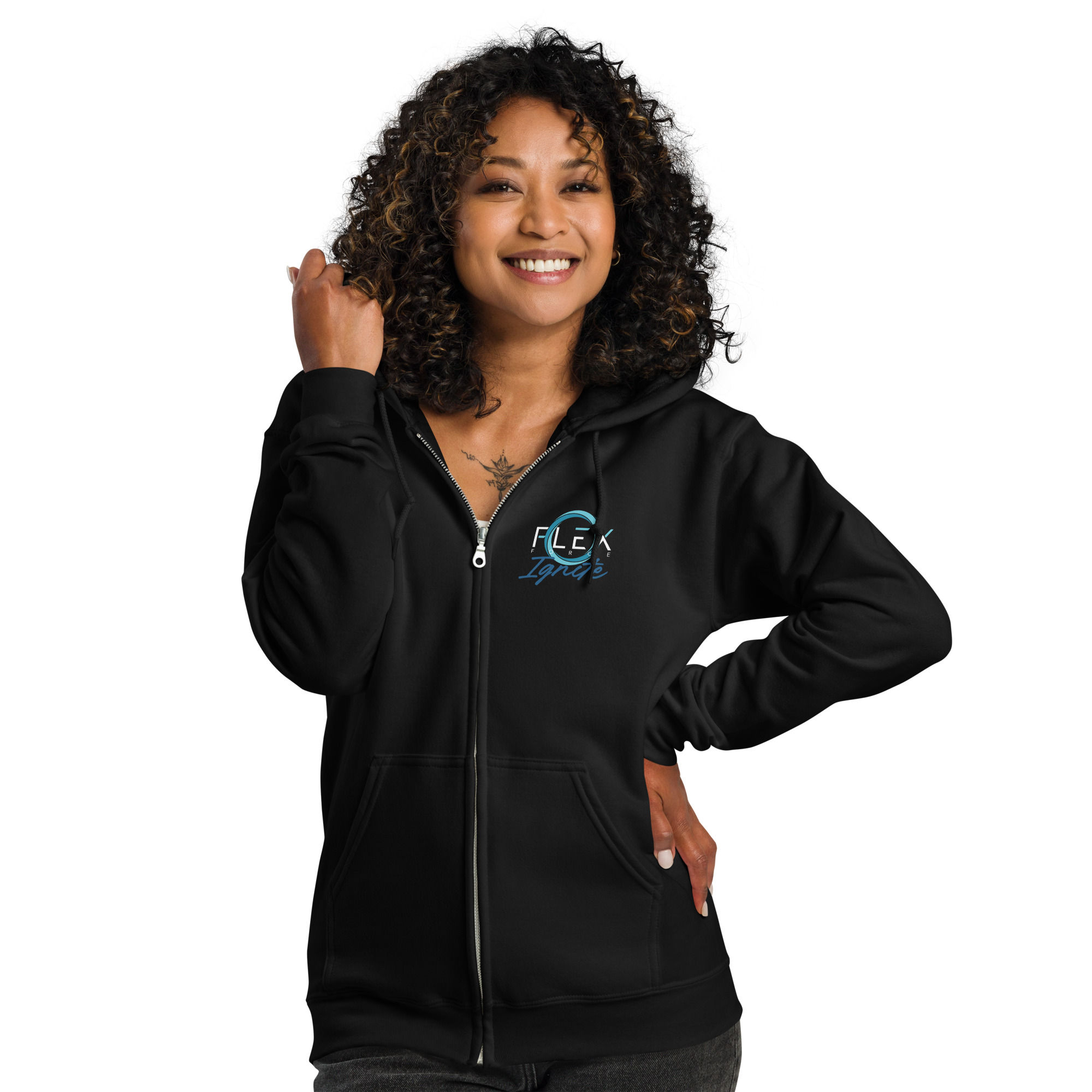 Ignite-Unisex zip hoodie