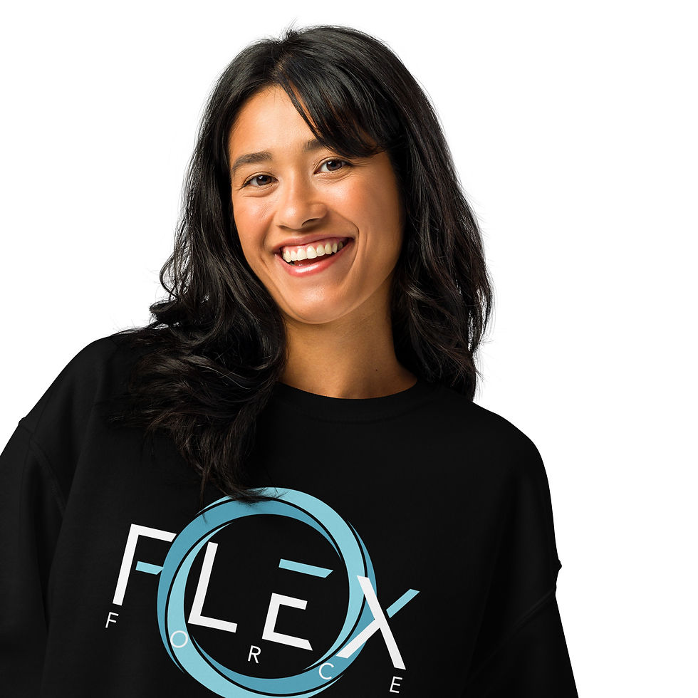 Thumbnail: Flex Force Crew neck sweatshirt Front Logo