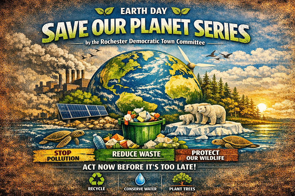 EARTH DAY THOUGHTS FOR ROCHESTER