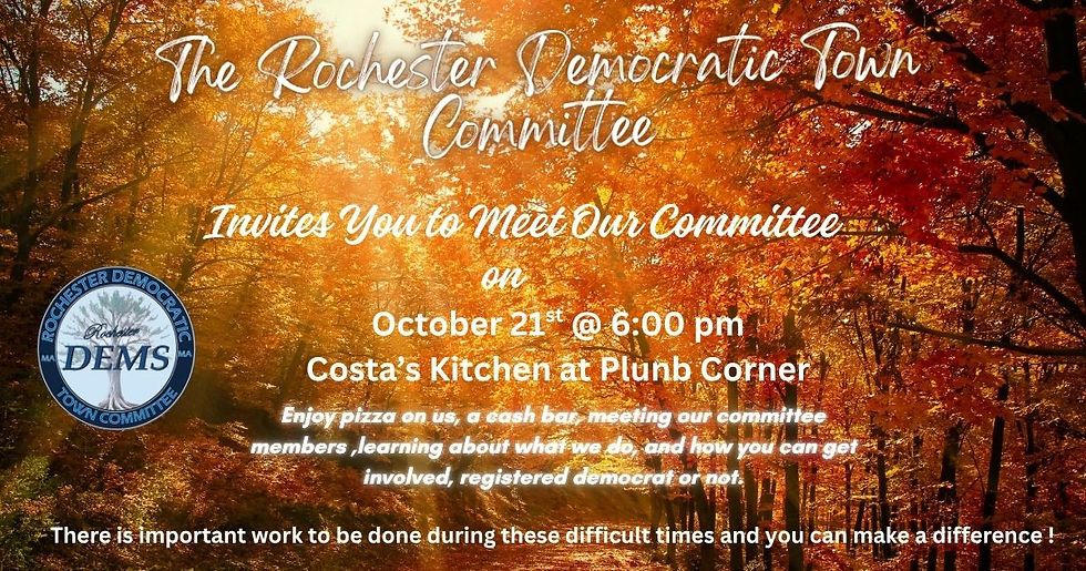 RDTC "FALL MEET AND GREET"