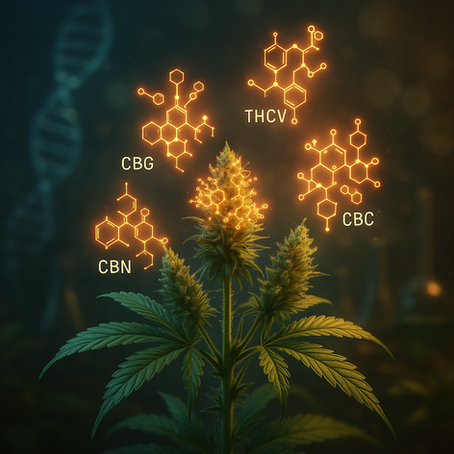 Free E-Book - Jenseits von THC & CBD: Die faszinierende Welt der Minor Cannabinoids und ihr medizinisches Potenzial – Ein Leitfaden von High Level Genetics