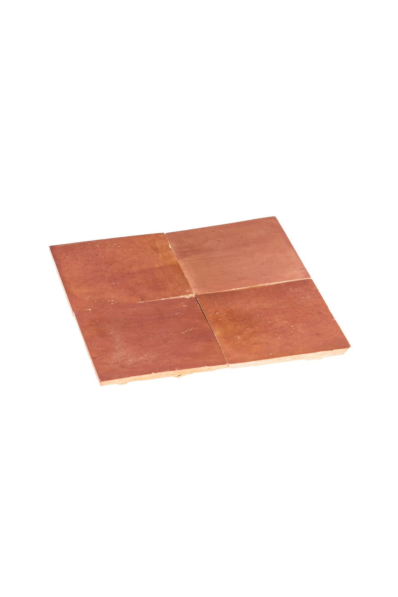 Zelliges Terre Rouge - 10 x 10 x 1.2 cm
