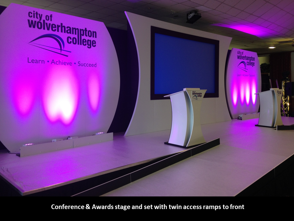 Conference Set Hire Conference Stage Hire Conference Production
