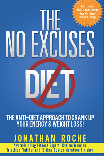 The No Excuses Diet - BOOK COVER - FRONT