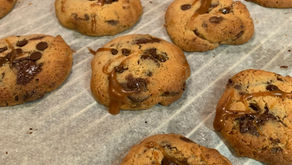Cookies noix de pécan et caramel