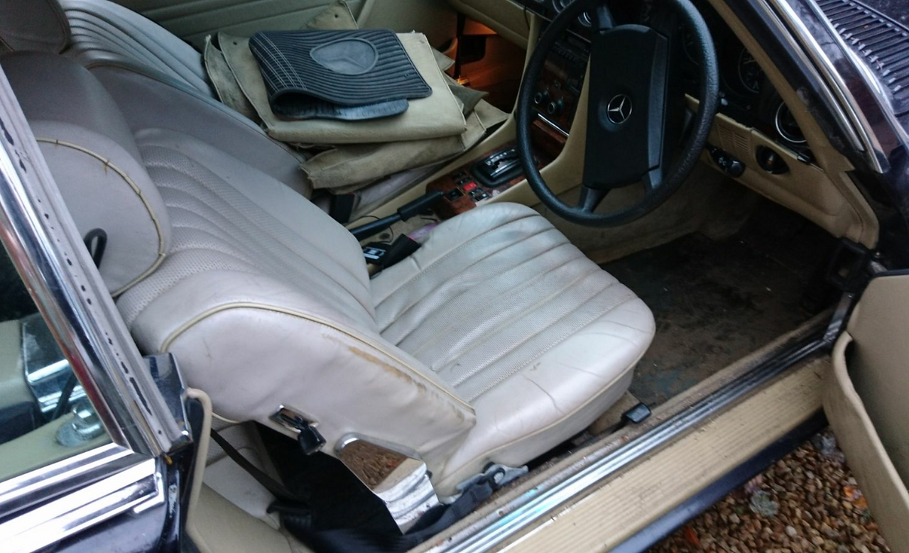 Leather seat restoration