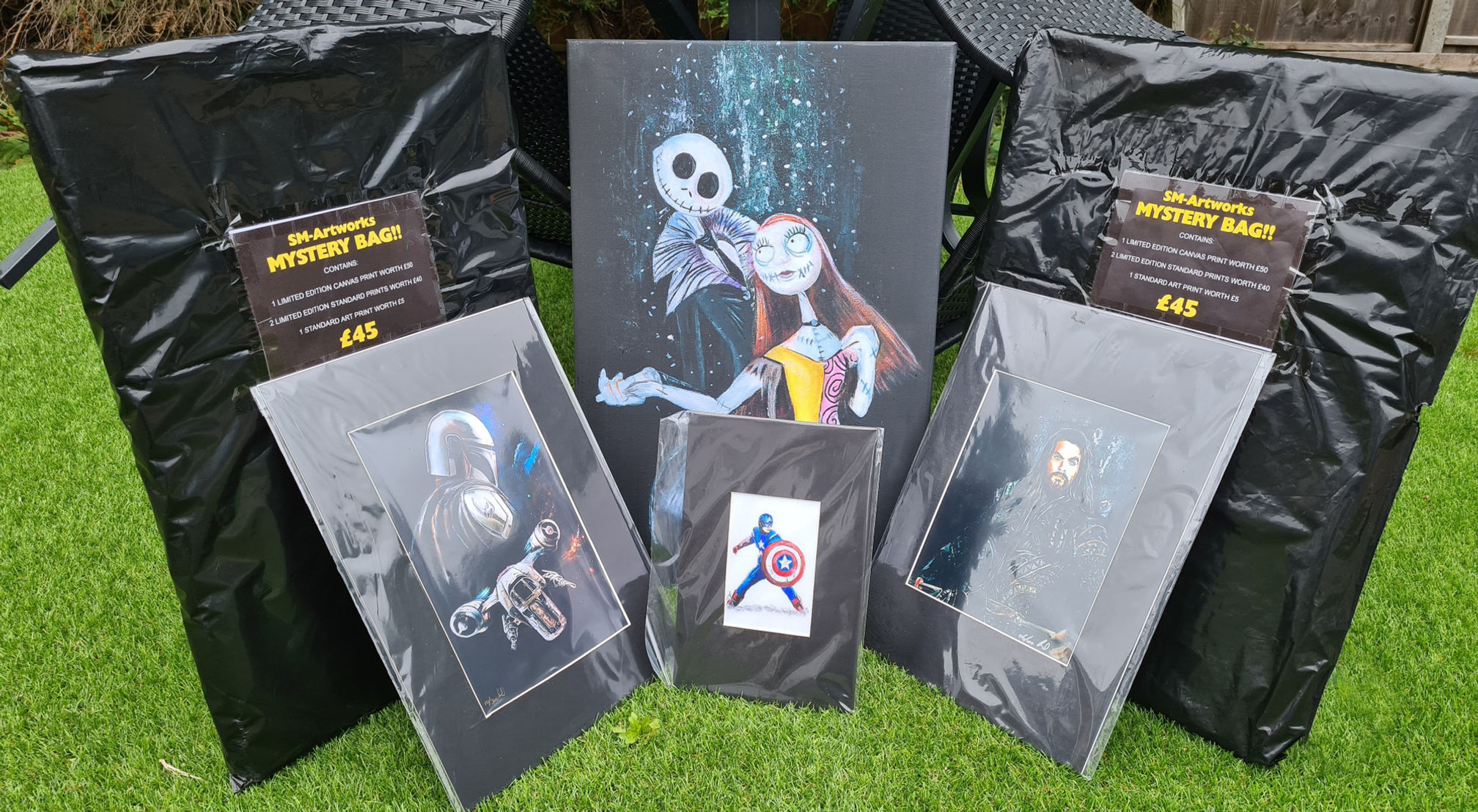 mystery bag, limited edition, art, canvas, prints, scifi