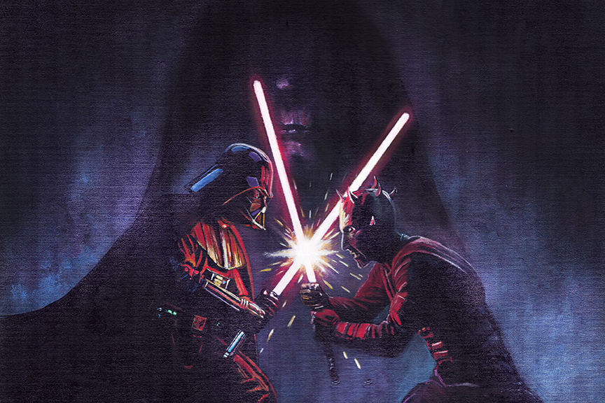 darth maul, shadow lord, darth vader, darth sidious, palpatine, star wars