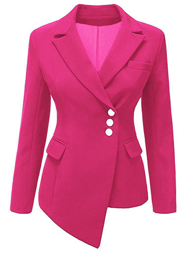 Thumbnail: Women's Lopsided Blazer Suit Top
