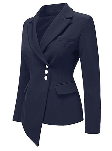 Thumbnail: Women's Lopsided Blazer Suit Top