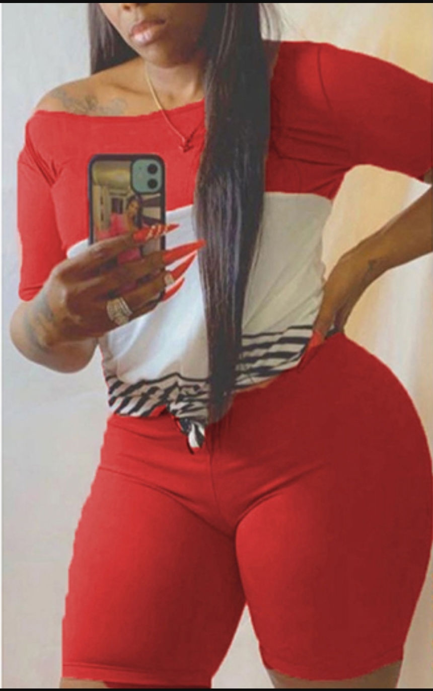 Thumbnail: Stripe Short Set 