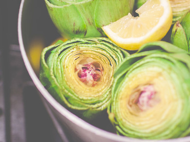 Recipe { Artichoke Dipped in Lemon Butter}